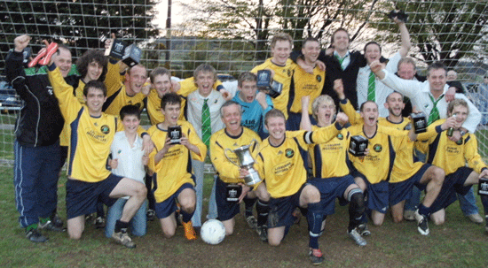 The winning Tregaron team 2008
